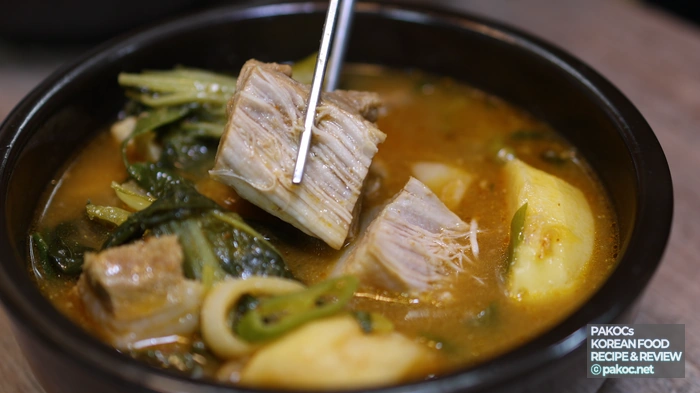 된장 맛술 사용한 고기 맛 강조