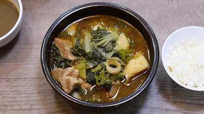 사골육수 추가하여 국물 맛 강화