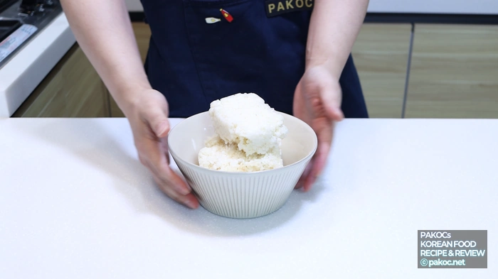 식사 플레이팅 완성 사진