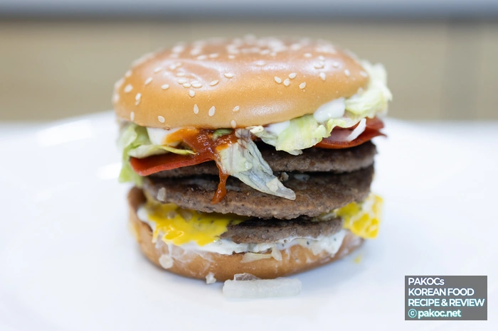 버거 소스 조합 설명