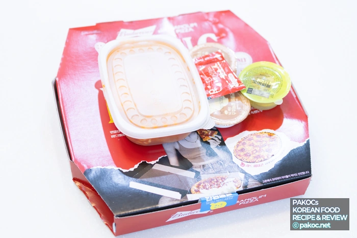 매콤 치즈 떡볶이 비주얼