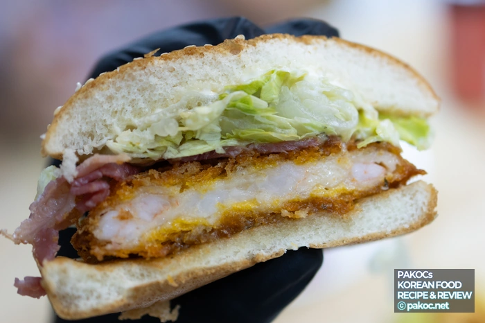 햄버거 맛 담백한 경험