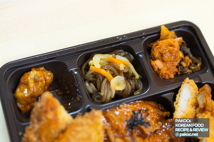 도시락 구성 상세 사진