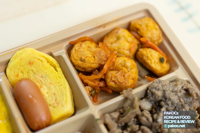 CU 불백 도시락 소스 맛
