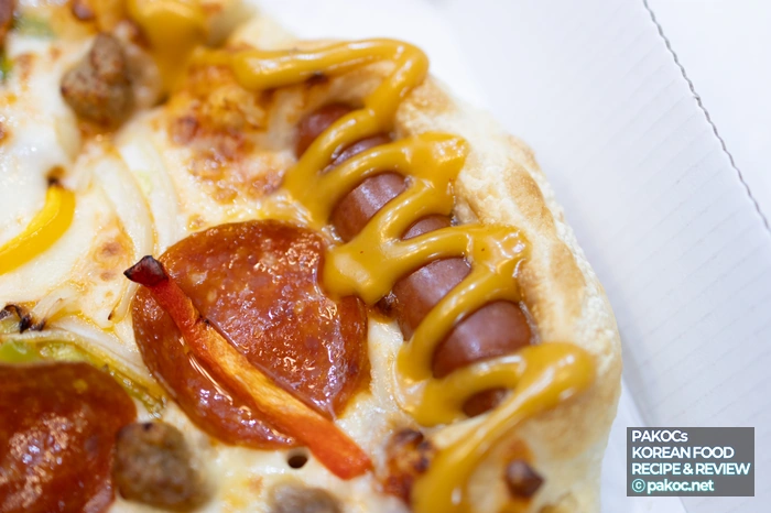 피자 재료 구성 확인