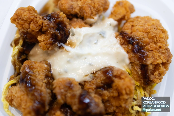 마요 소스 사용 사진