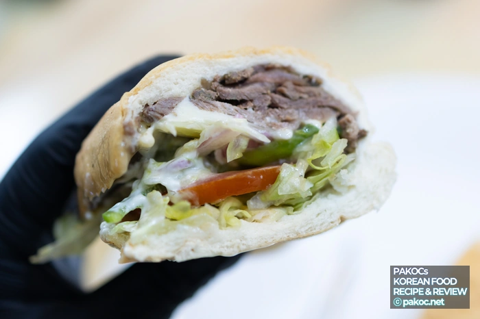 샌드위치 구성 확인 과정