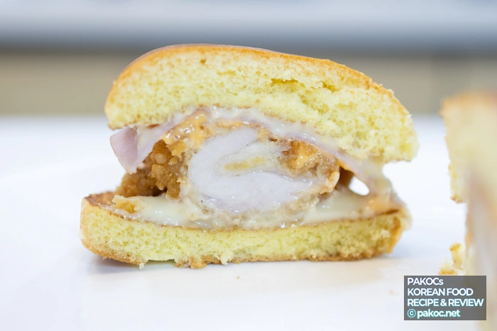 치킨 패티 식감 비교