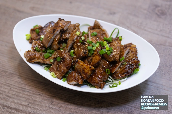 된장 돼지목살 구이 레시피