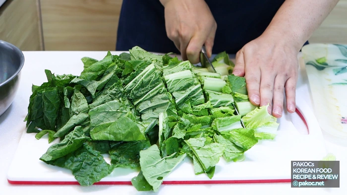 국물 맑은 된장국