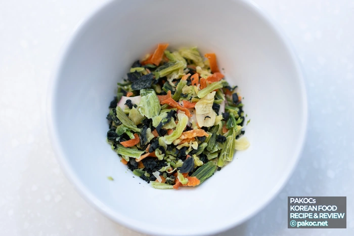 오뚜기 라면 조리 과정 설명