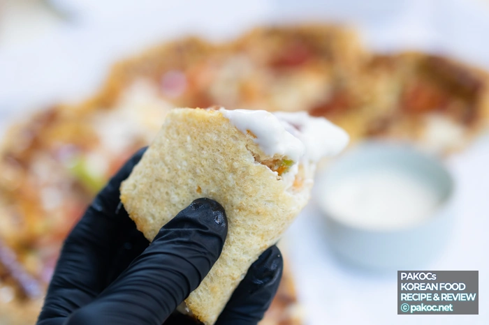 핫도그 피자 요리 과정