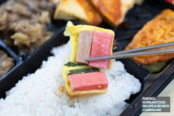 Características de la composición del menú del almuerzo