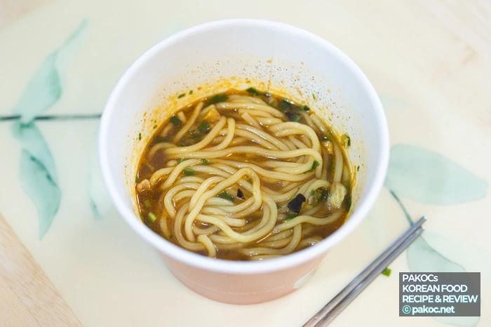 유산슬탕면 건더기 스프 소개