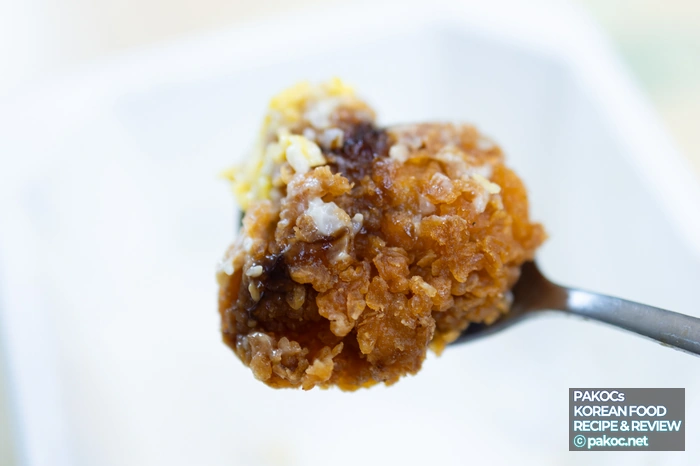 가라아게 덮밥 양 설명