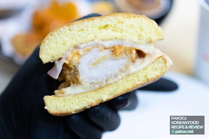 고소한 치킨 패티 특징