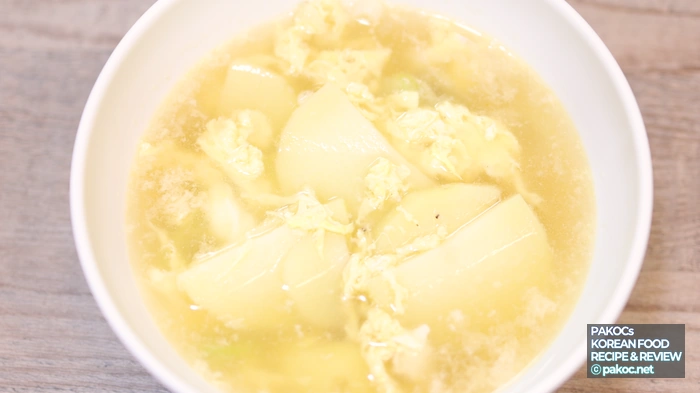 다양한 조리법 감자계란국