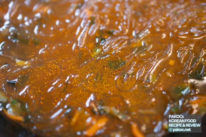 짬뽕누들 조리 과정 비교