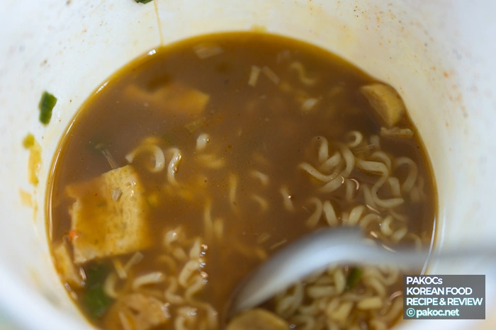 분식집 어묵 라면 특징