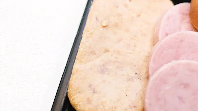 CU 도시락 햄폭탄정식 구성