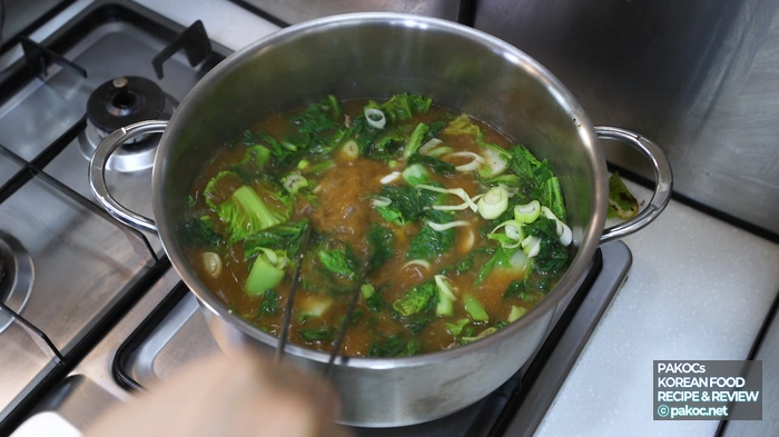 얼갈이 배추 식감 강화