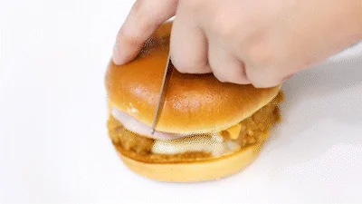 부드러운 식감 버거 분석