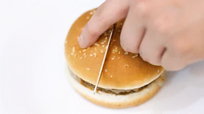 Double Beef Burger Composition Photo