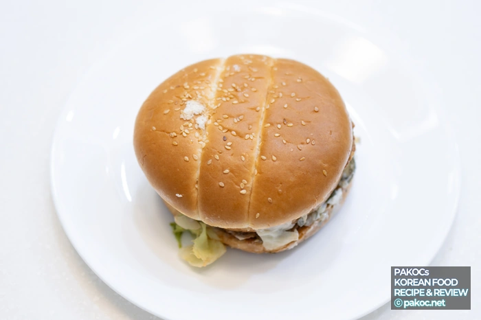 양상추 조금 들어간 버거