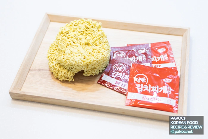 김치 라면 맛 비교
