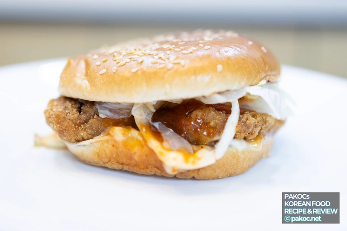 味付けチキンバーガー購入レビュー