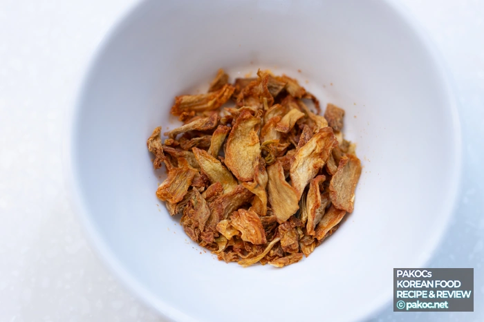 김치 향 강한 라면 스프