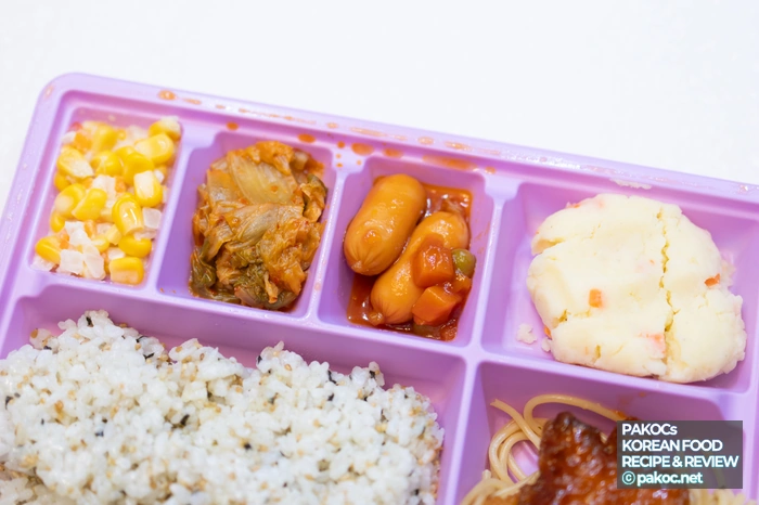 Evaluación comparativa del menú de almuerzo de la tienda de conveniencia