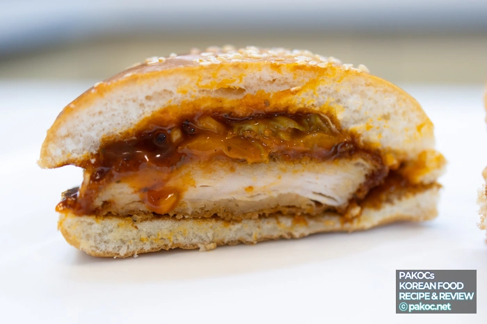 Buldak Chicken Burger Sauce Composition