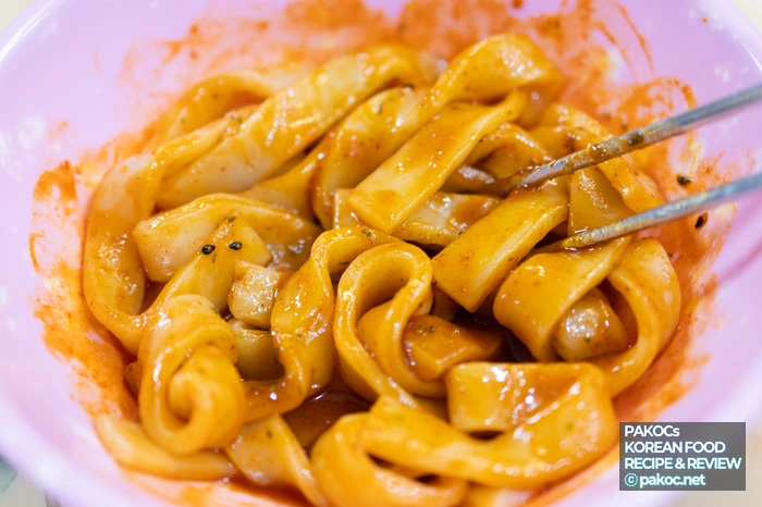 떡볶이 조리 방법 설명