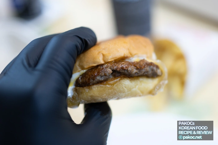 ハンバーガー正面ビジュアルイメージ