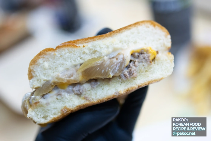 ハンバーガー角度比較写真