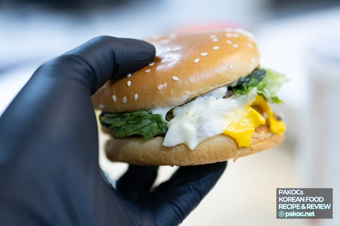 맥도날드 버거 리뷰 특징