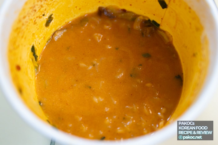 크림 짬뽕 조리 과정 공유