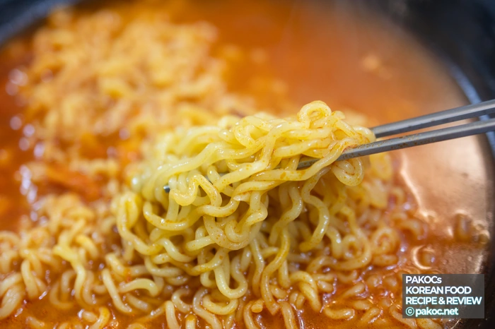 양푼 김치찌개 라면 후기 글