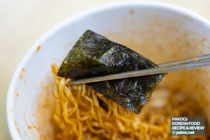 오징어 볶음면 특징 리뷰