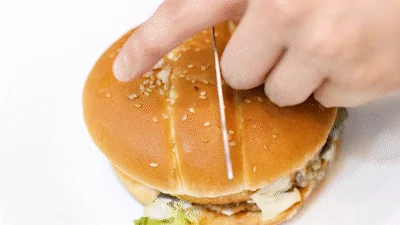 햄버거 리뷰 영상 체험