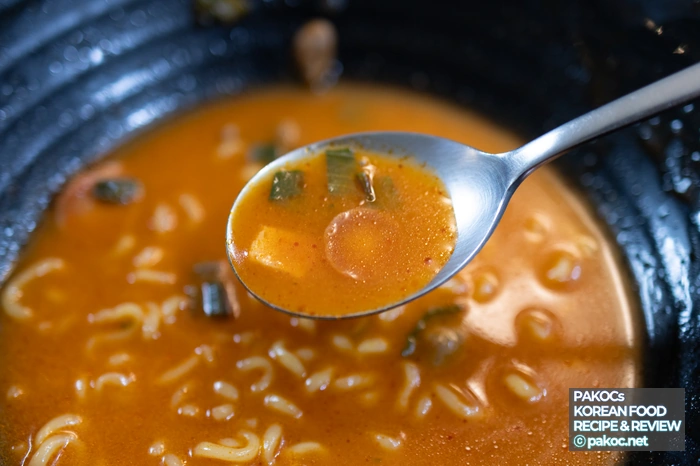 부대찌개 라면 가격 정보