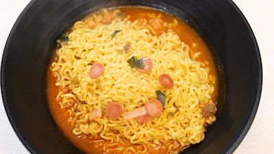 라면 후기 소시지 맛