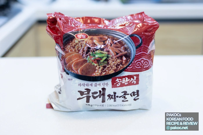 하림 부대찌개 라면 구성