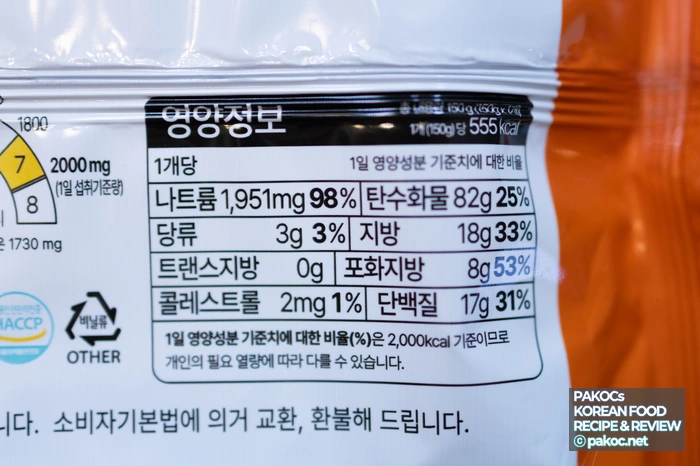 Powder Soup Composition Information