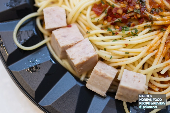 스팸 아라비아따 파스타 열량 정보