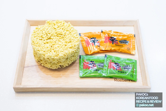 신라면 김치볶음면 단맛 비교