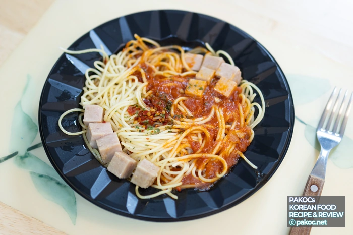 스팸 아라비아따 파스타 나트륨 정보