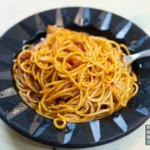 【韓国】スパム・アラビアータパスタ(セブンイレブン) 20_아라비아따-소스-파스타-조리-후기