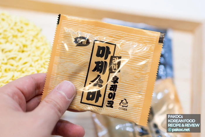 라면 조리 과정 비하인드